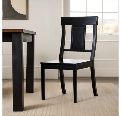 Bidford Wooden Chair - Ebony Finish